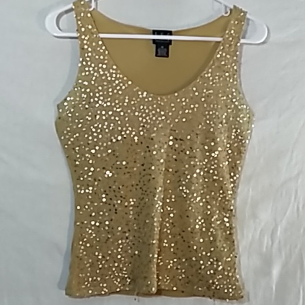 INC sequin tank top M